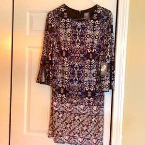 Designer Dress - work or play - flowing sleeves